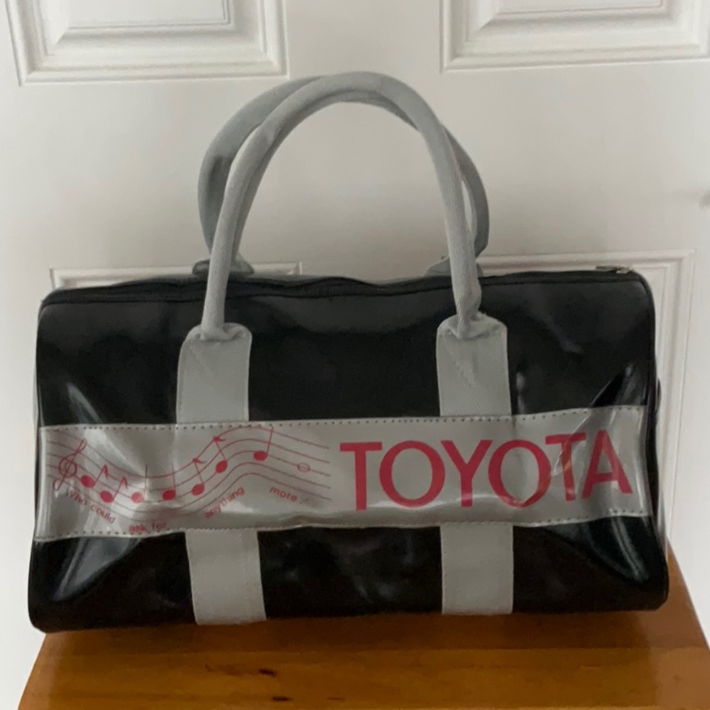 Vintage Toyota sports duffel bag